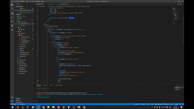 Your First React/TypeScript App - Cookie Crumble Tutorial смотреть онлайн