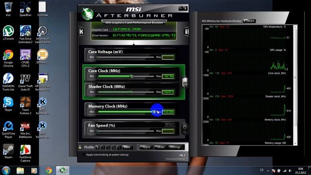 NVidia Geforce 310M Oveclocking