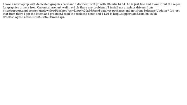 Ubuntu: AMD graphics drivers смотреть онлайн