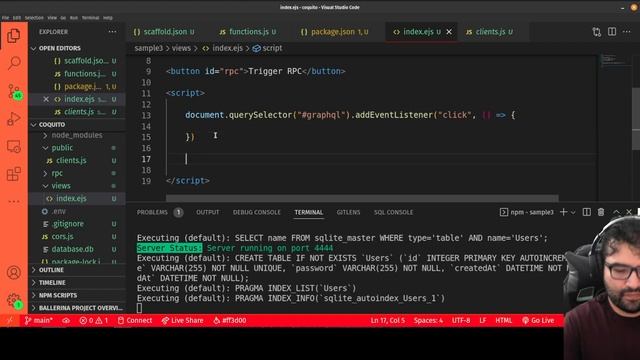 AM Coder - CoquitoJS (Alpha) - RPC/GraphQL Feature Demonstration смотреть онлайн