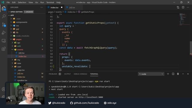 Next.js 9.3+ Data Fetching Explained: getServerSideProps(), getStaticProps(), and getStaticPaths() смотреть онлайн