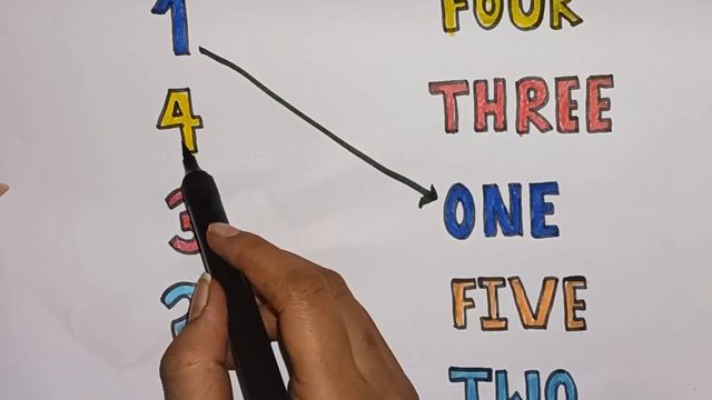 numbers matching with number's spelling worksheet forkids || Learn numbers with spelling смотреть онлайн