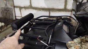 Доп свет и выключатель массы, на квадроцикл Стелс Леопард. Установка светодиодной балки без реле.