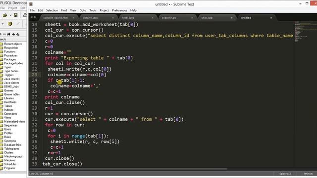 Export data from Oracle database to excel file using Python Library. смотреть онлайн