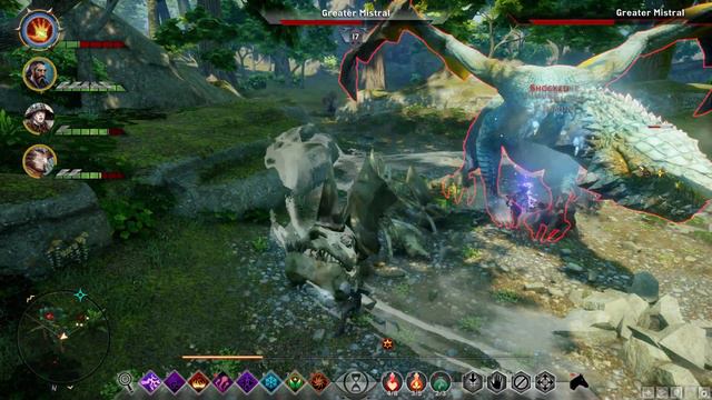How to kill the Greater Mistral Dragon with commentary Emerald Graves Dragon Age Inquisition смотреть онлайн
