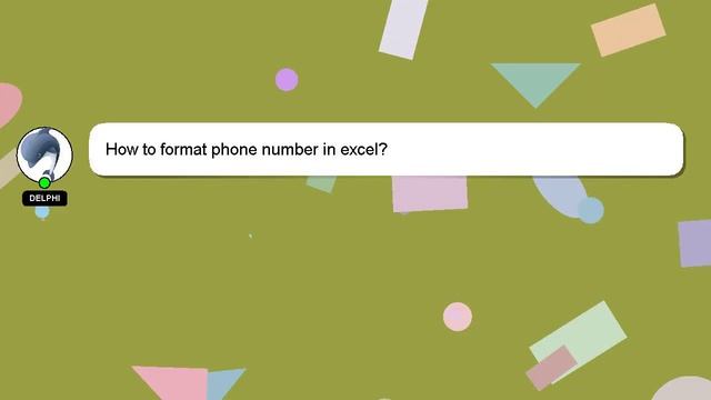 How to format phone number in excel? смотреть онлайн