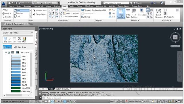 Análise de declividades no AutoCAD Civil 3D 2014 смотреть онлайн