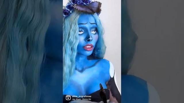 Делаю макияж из мультика «Труп Невесты» смотреть онлайн