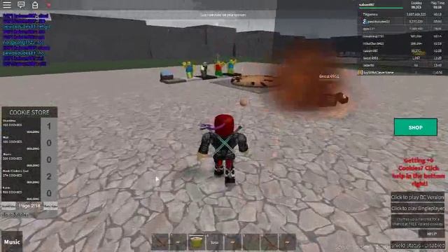 The Roblox Cookie Clicker By Kabam087 смотреть онлайн