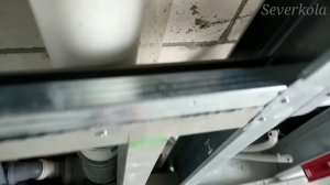 скрытый люк для ревизии  : установка в гипсокартонную стену. Каркас и обшивка.