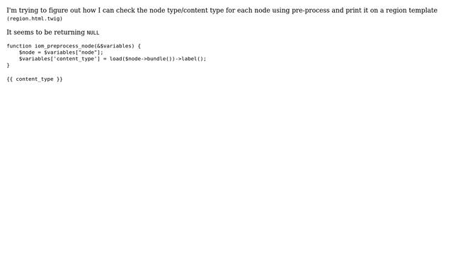 Drupal: Pre-process node type for each node and print within region.html.twig template смотреть онлайн