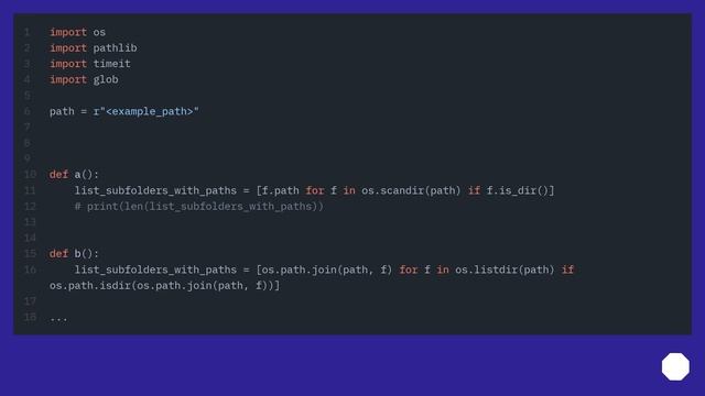 How to get all of the immediate subdirectories in Python смотреть онлайн