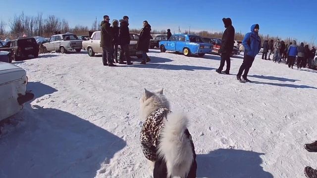 Зимний дрифт в Нефтеюганске ! Размотали КОПТЕР ! смотреть онлайн