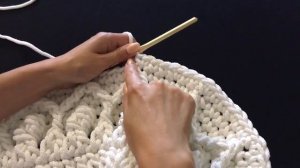Видео мастер-класс вязания ковра "Овальный Ультра" 9 ряд