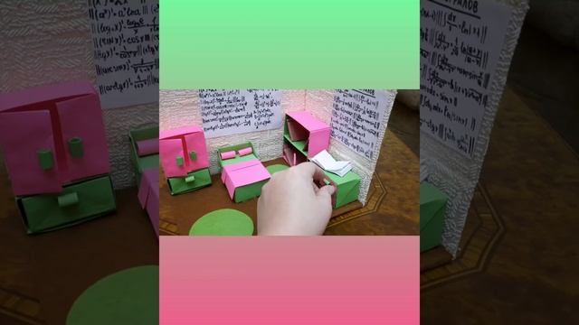 Идея проекта в школу. Макет комнаты математика - Софьи Ковалевской. Поделка из бумаги. смотреть онлайн