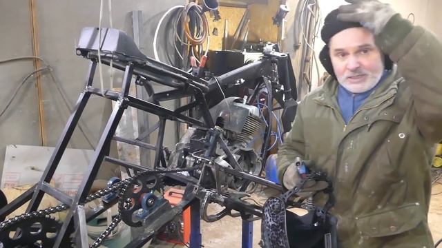 Поставили колеса от УРАЛА на самодельный Троепед! смотреть онлайн