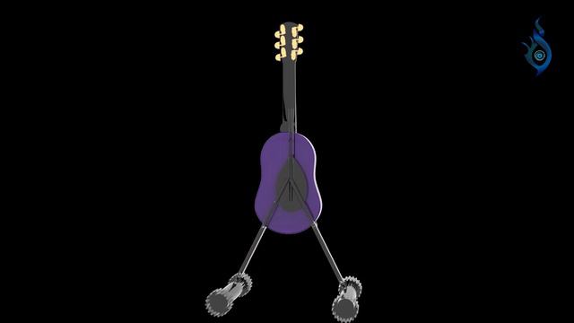 Guitar | 3D model | 3ds maya | Autodesk смотреть онлайн