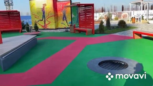 Новая детская площадка в ЖК Достояние и гольф-аллея смотреть онлайн