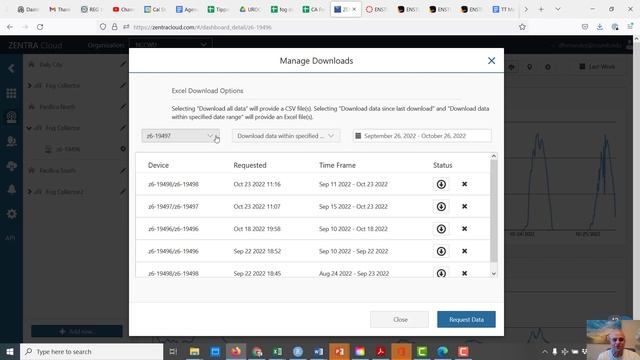 Fog data downloading from Zentra Cloud смотреть онлайн