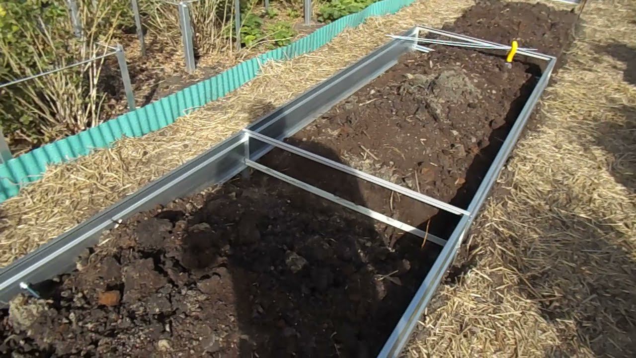 13 Ограничитель для грядок 1х6 м из оцинкованного профиля (высокая грядка высотой 19 см) смотреть онлайн