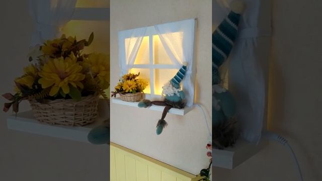 Ночник детский "Окошко". Детский светильник с регулировкой освещения. смотреть онлайн