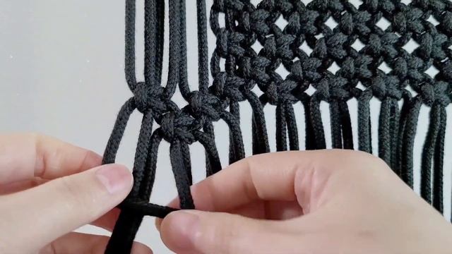 (ENG) Mcrame bag / 마크라메 가방 블랙 크로스백 macrame Cross Bag? смотреть онлайн