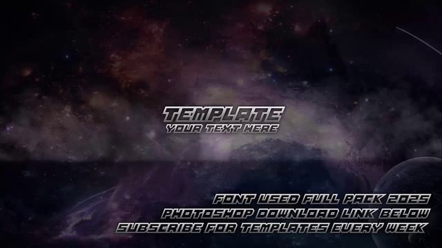Gaming Channel Art Template 1 - Free Photoshop Download смотреть онлайн