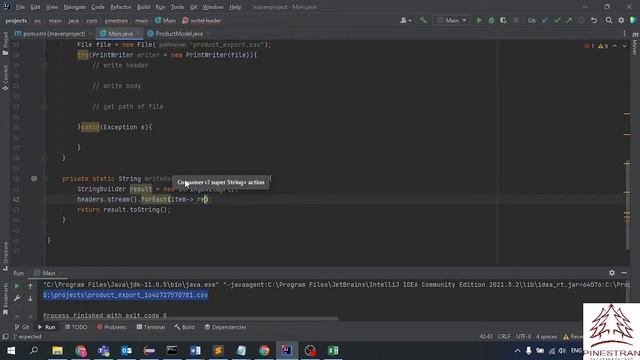 Generate CSV File By Using Java Code смотреть онлайн