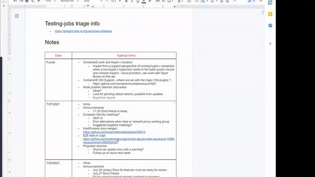Kubernetes SIG Windows 20210727 смотреть онлайн