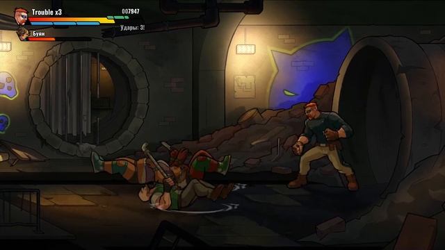 Прохождение игры : Mayhem Brawler . Windows . PC . смотреть онлайн