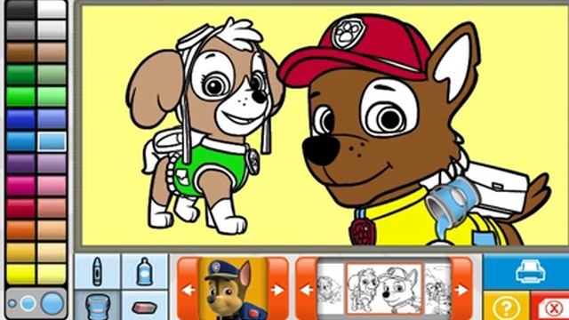 Nickjr Coloring Book (Щенячий патруль: Книга раскрасок) - прохождение игры