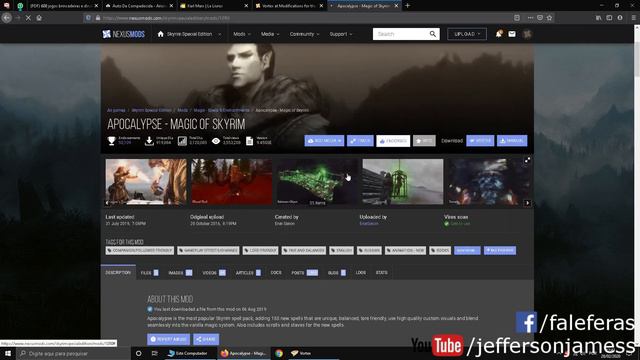 Como Instalar Mods em Skyrim - 2020 смотреть онлайн