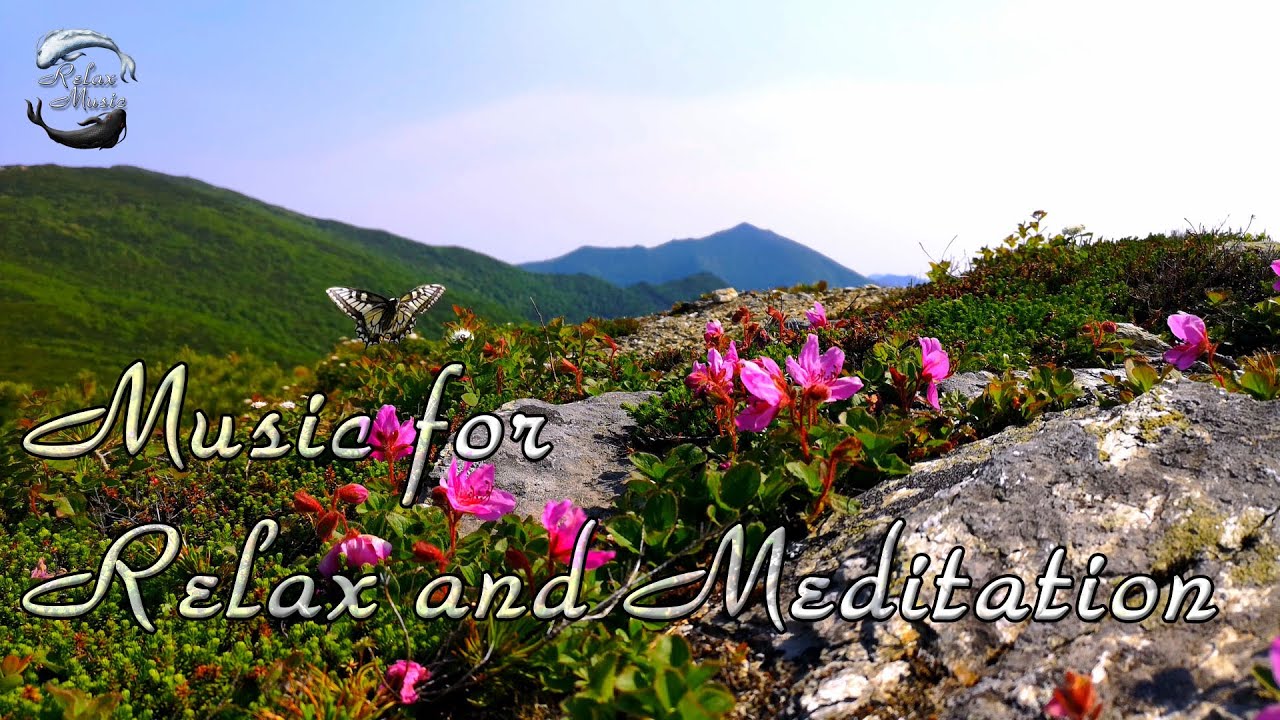 Расслабляющая музыка для отдыха, сна, медитации. Красивый горный пейзаж и пение птиц. смотреть онлайн