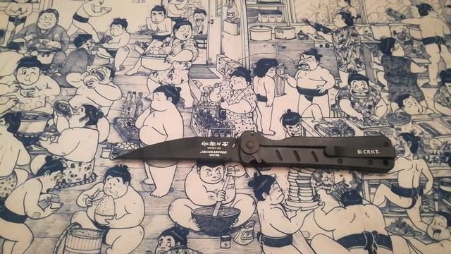 Черный тактический танто! Обзор ножа CRKT Otanashi Noh Ken