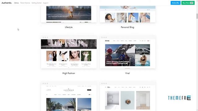 Authentic - Lifestyle Blog and Magazine WordPress Theme Slamet смотреть онлайн