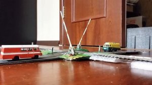 Ж/Д переезд с автоматическими шлагбаумами