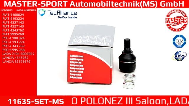 11635-SET-MS | TIE ROD END | Master-Sport-Automobiltechnik (MS) GmbH смотреть онлайн