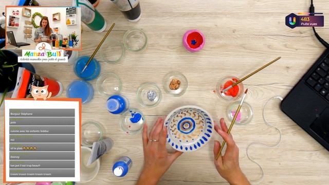 Live - Blabla et peinture des poteries смотреть онлайн