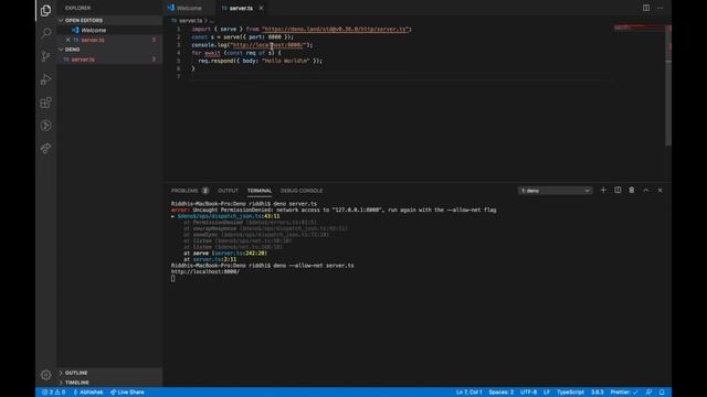 Deno - introduction & comparison with Node.js in 5 minutes. смотреть онлайн