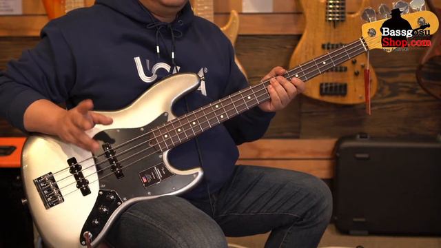 FENDER PROFESSIONAL II JAZZ BASS MERCURY