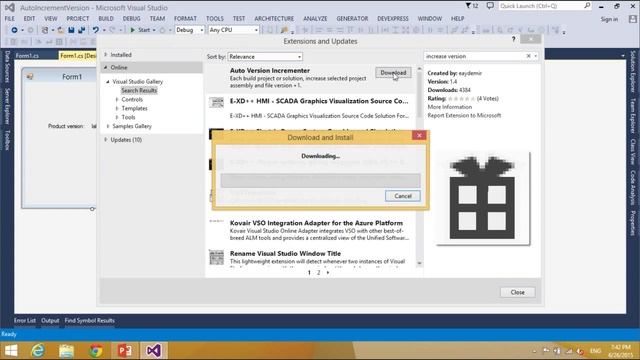 C# Tutorial - Auto Increment Version Number | FoxLearn смотреть онлайн
