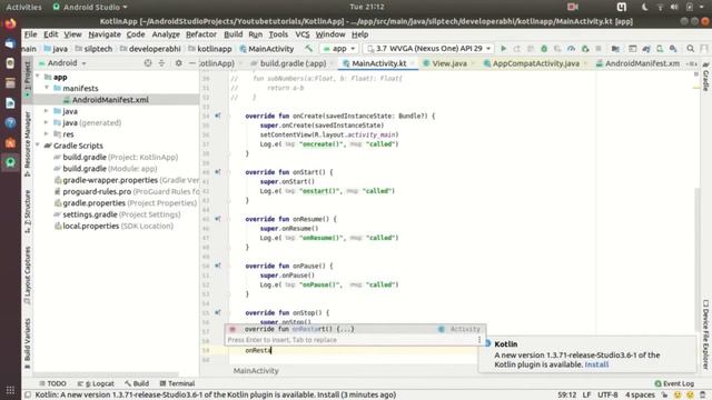 Kotlin for Android - 2 || Activity Life Cycle || смотреть онлайн