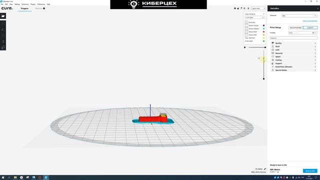 Печать резьбы на 3D принтере. смотреть онлайн