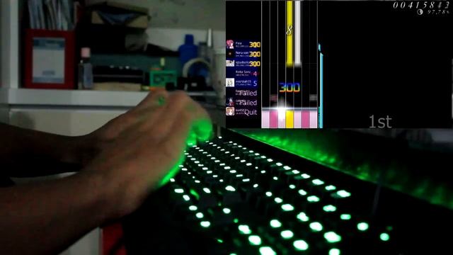 Osu! mania [Multiplayer Live Play] Hatsune Miku - Rubik's Cube [7x7x7] 7k played by Fiea смотреть онлайн