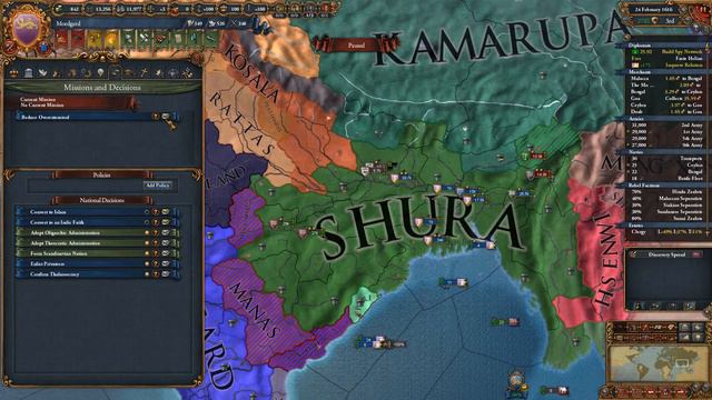 Europa Universalis IV - Rights of Man - March of the Vikings - Mega Campaign - 29 смотреть онлайн