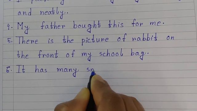 10 Lines On School Bag🎒| Essay On School Bag In English | Easy Sentences About School Bag смотреть онлайн