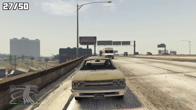 Все 50 каскадерских прыжков в ГТА 5 (GTA 5) трофей/достижение "Выпендрежник" смотреть онлайн