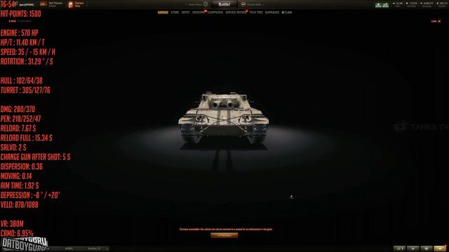 They buffed it ! TS-54 Final Stats World of Tanks смотреть онлайн