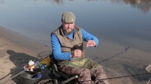 Ловля леща на фидер весной с Андреем Думчевым. "Volzhanka Pro Sport Dumchev 10ft 30+" 3.0м в работе