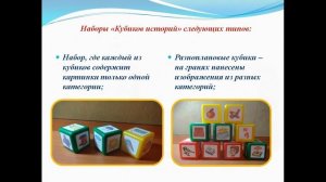 Технология сторителлинг с использованием игры "Кубики историй ".Чучупал И.Н.
